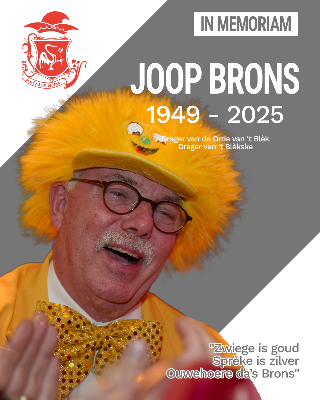 In Memoriam: Joop Brons