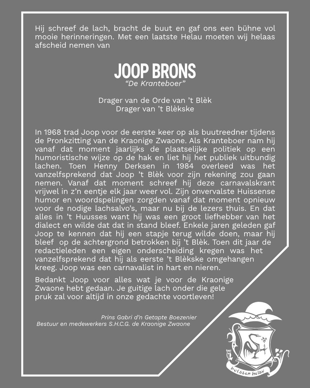 KZH-POST_2025-08-12_IN MEMORIAM_Joop Brons-Vertical-2