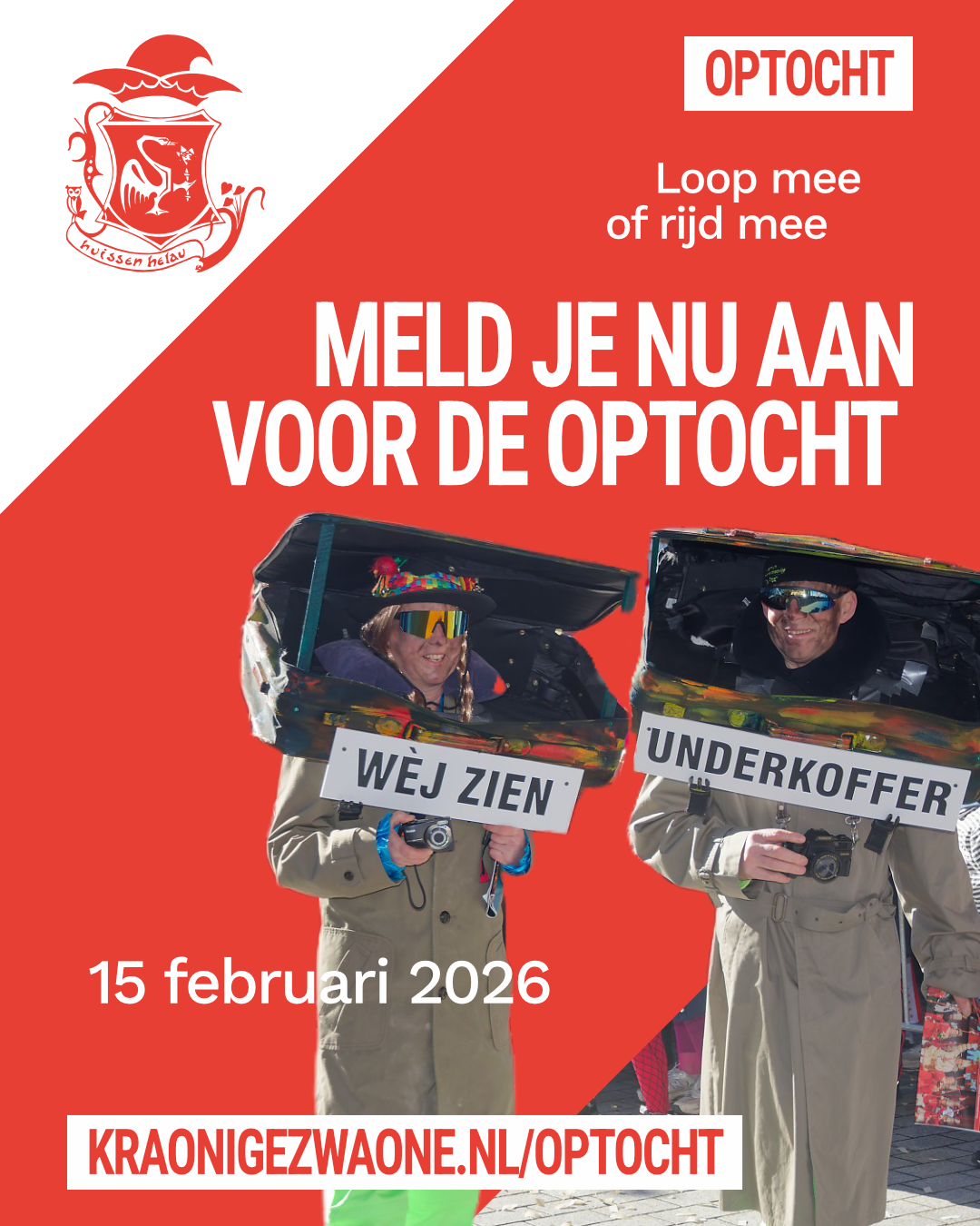 Meld je aan voor de optocht