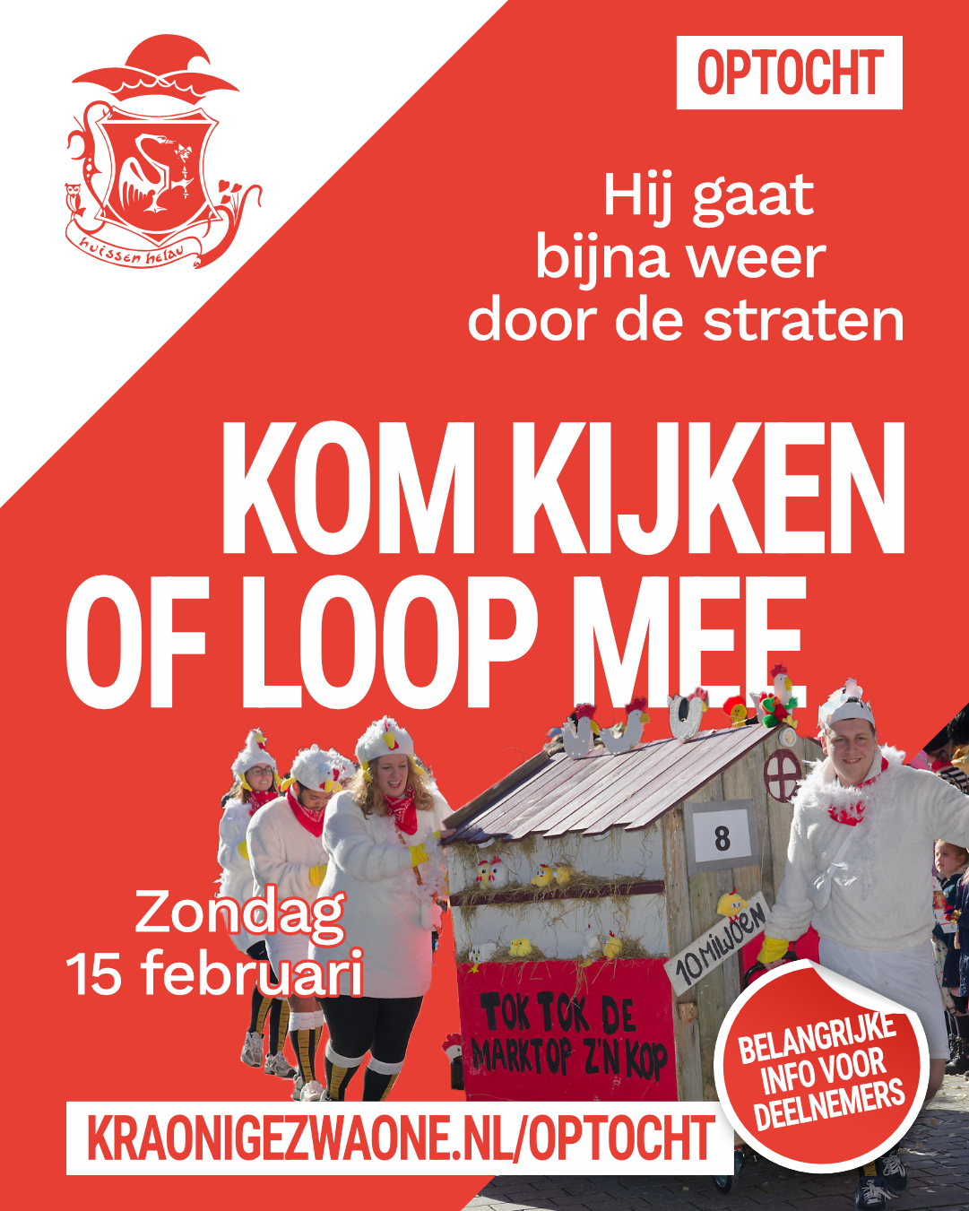 De 67e Huissense Optocht komt eraan